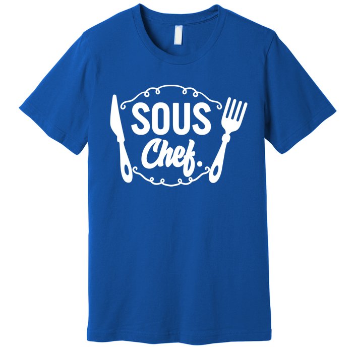 Sous Chef Family Matching Head Chef Mothers Day Mom Birthday Gift Premium T-Shirt