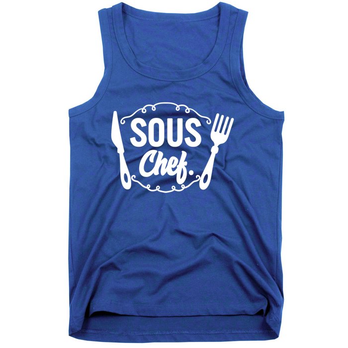 Sous Chef Family Matching Head Chef Mothers Day Mom Birthday Gift Tank Top