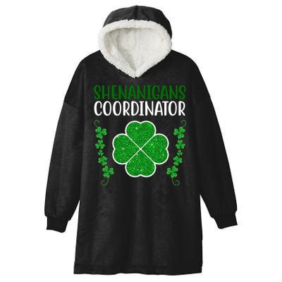 Shenanigans Coordinator Festive St Patrick's Day Hooded Wearable Blanket