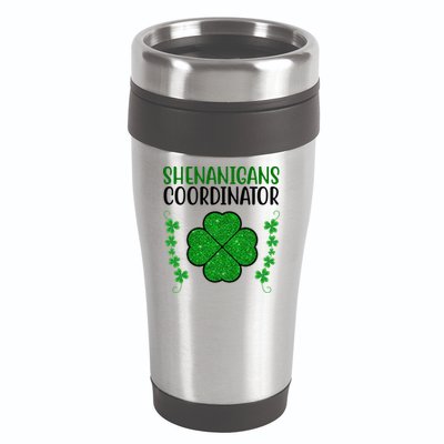 Shenanigans Coordinator Festive St Patrick's Day 16oz Travel Tumbler