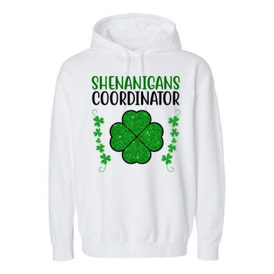 Shenanigans Coordinator Festive St Patrick's Day Garment-Dyed Fleece Hoodie
