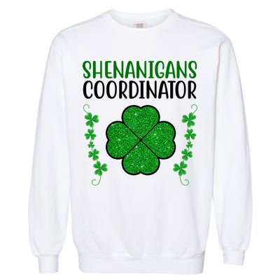 Shenanigans Coordinator Festive St Patrick's Day Garment-Dyed Sweatshirt