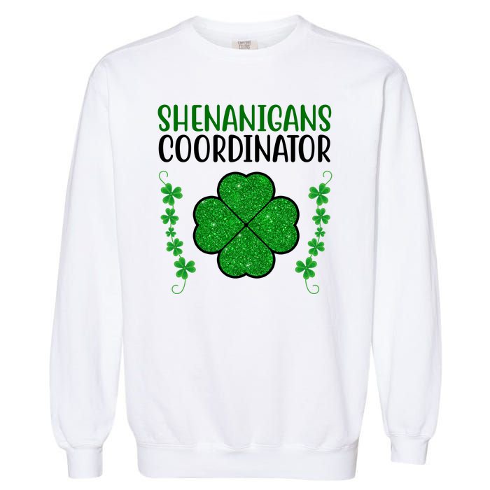 Shenanigans Coordinator Festive St Patrick's Day Garment-Dyed Sweatshirt