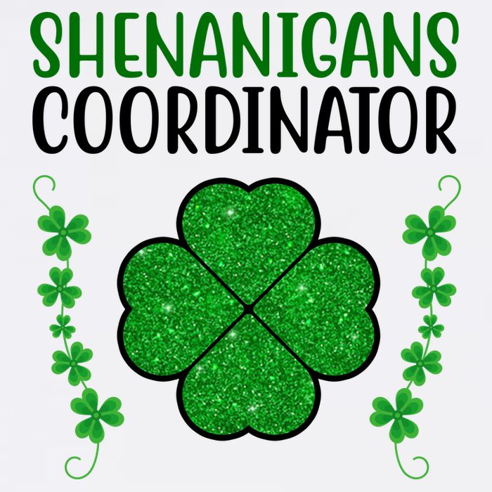 Shenanigans Coordinator Festive St Patrick's Day Garment-Dyed Sweatshirt