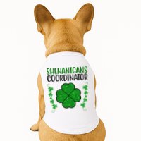 Shenanigans Coordinator Festive St Patrick's Day Doggie Tank