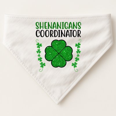 Shenanigans Coordinator Festive St Patrick's Day USA-Made Doggie Bandana