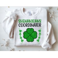 Shenanigans Coordinator Festive St Patrick's Day Sweatshirt