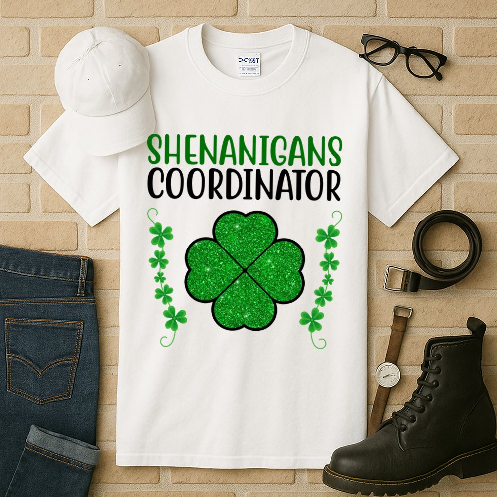 Shenanigans Coordinator Festive St Patrick's Day Tall T-Shirt