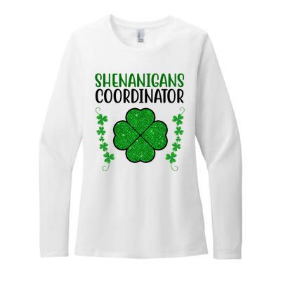 Shenanigans Coordinator Festive St Patrick's Day Womens CVC Long Sleeve Shirt