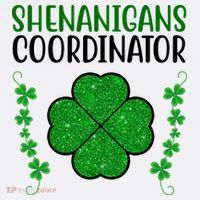 Shenanigans Coordinator Festive St Patrick's Day Flatbill Hat