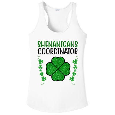 Shenanigans Coordinator Festive St Patrick's Day Ladies PosiCharge Competitor Racerback Tank