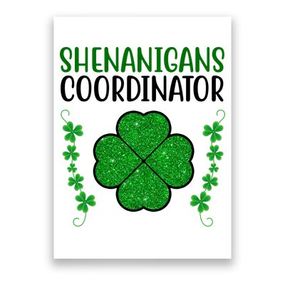 Shenanigans Coordinator Festive St Patrick's Day Poster