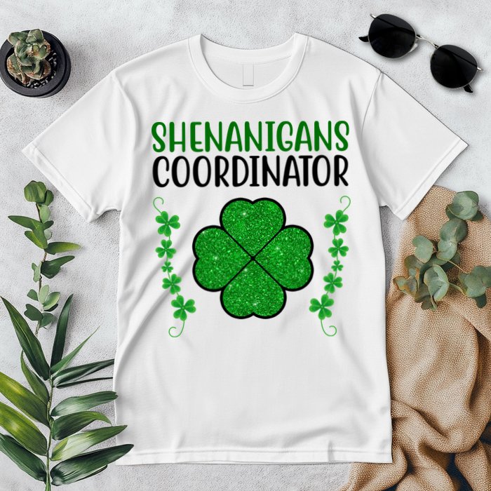 Shenanigans Coordinator Festive St Patrick's Day Premium T-Shirt