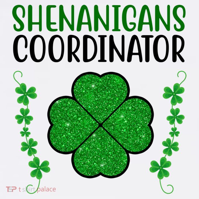 Shenanigans Coordinator Festive St Patrick's Day Premium T-Shirt
