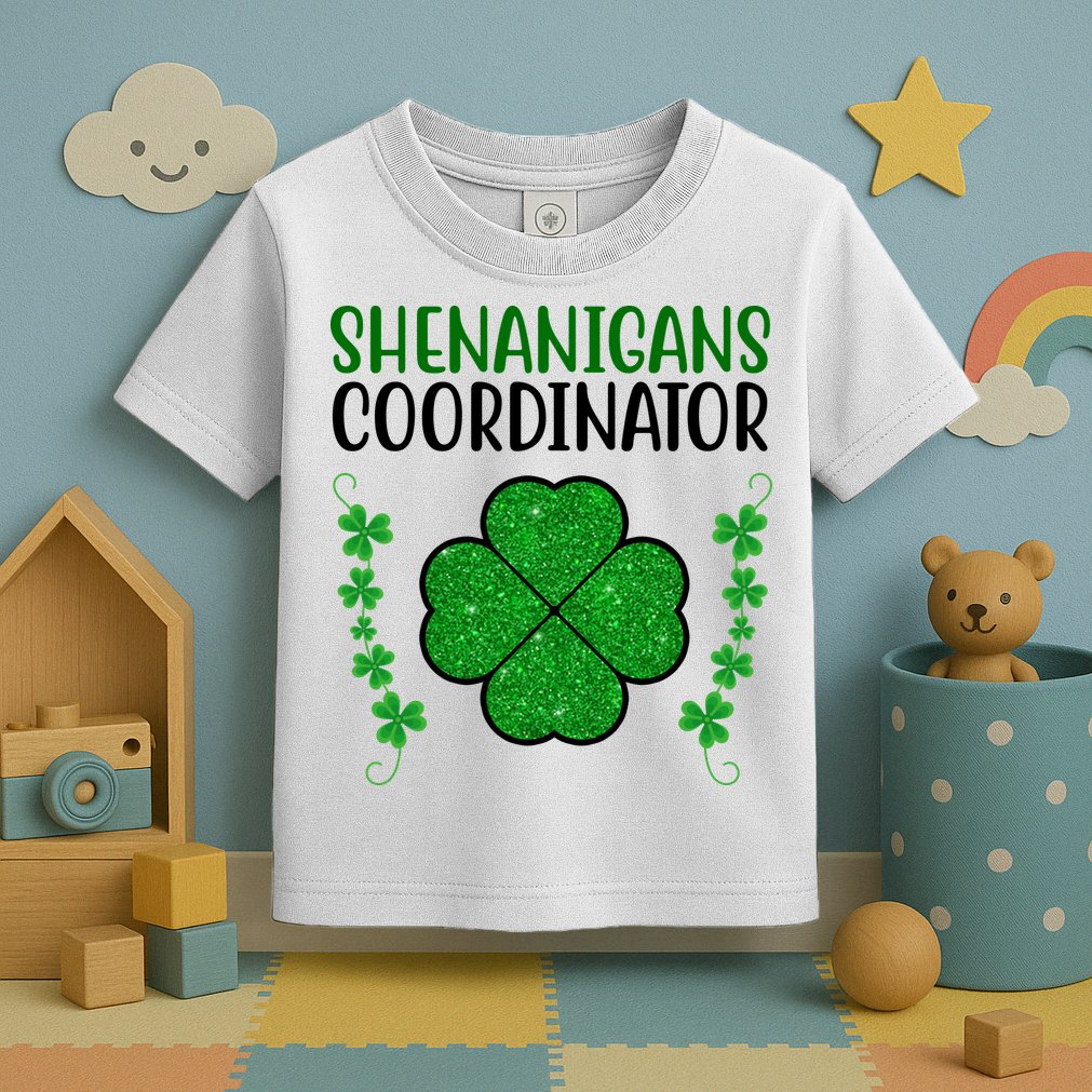 Shenanigans Coordinator Festive St Patrick's Day Toddler T-Shirt