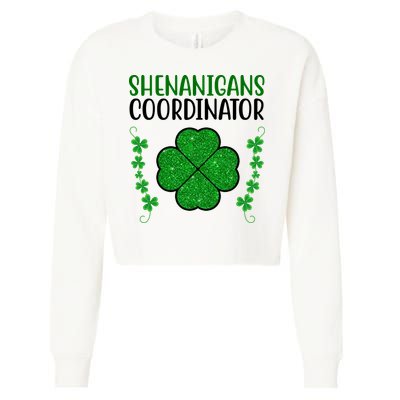 Shenanigans Coordinator Festive St Patrick's Day Cropped Pullover Crew