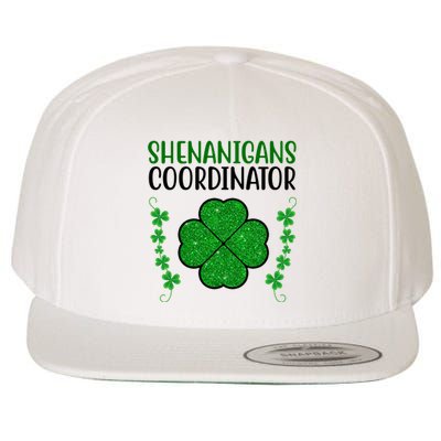 Shenanigans Coordinator Festive St Patrick's Day Wool Snapback Cap