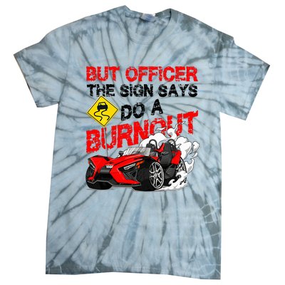 Slingshot Car For Dad Funny Sling Shot Tie-Dye T-Shirt