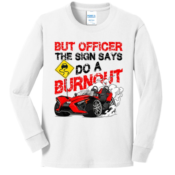 Slingshot Car For Dad Funny Sling Shot Kids Long Sleeve Shirt