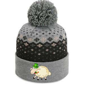 Sheep Celebrate Festival Of St. Patrick Green Gift The Baniff Cuffed Pom Beanie