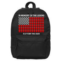 Solo Cup Flag Rip The Legend Toby 16 in Basic Backpack