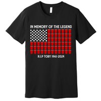 Solo Cup Flag Rip The Legend Toby Premium T-Shirt