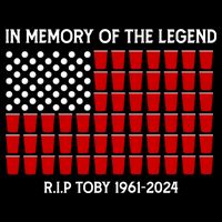 Solo Cup Flag Rip The Legend Toby Premium T-Shirt