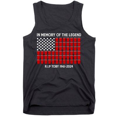 Solo Cup Flag Rip The Legend Toby Tank Top