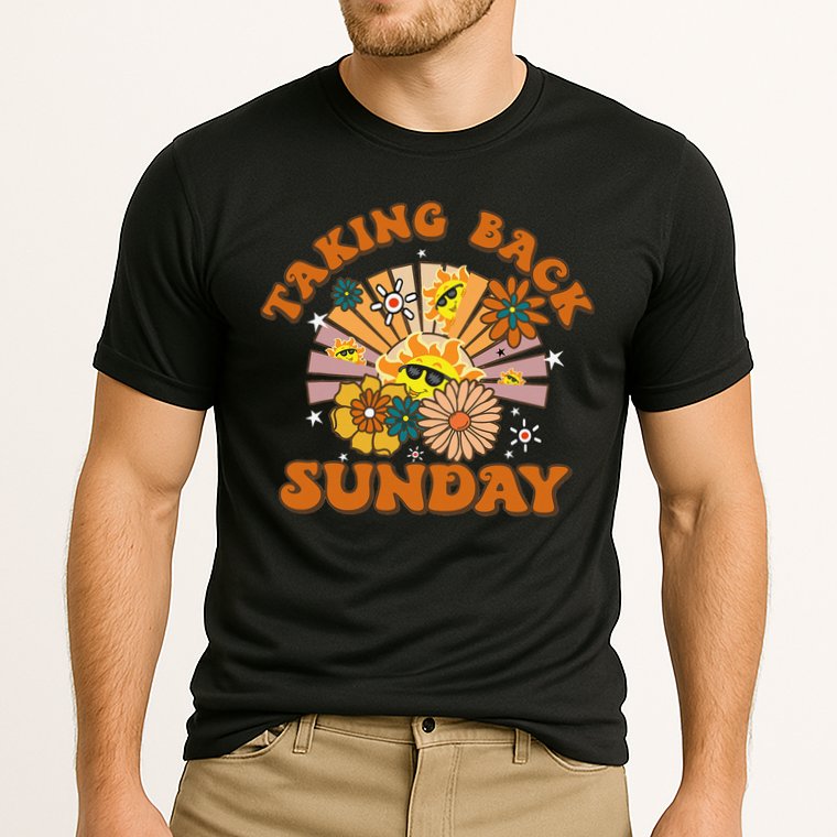 Sunshine Cute Floral Taking Back Sunday Cooling Performance Crew T-Shirt