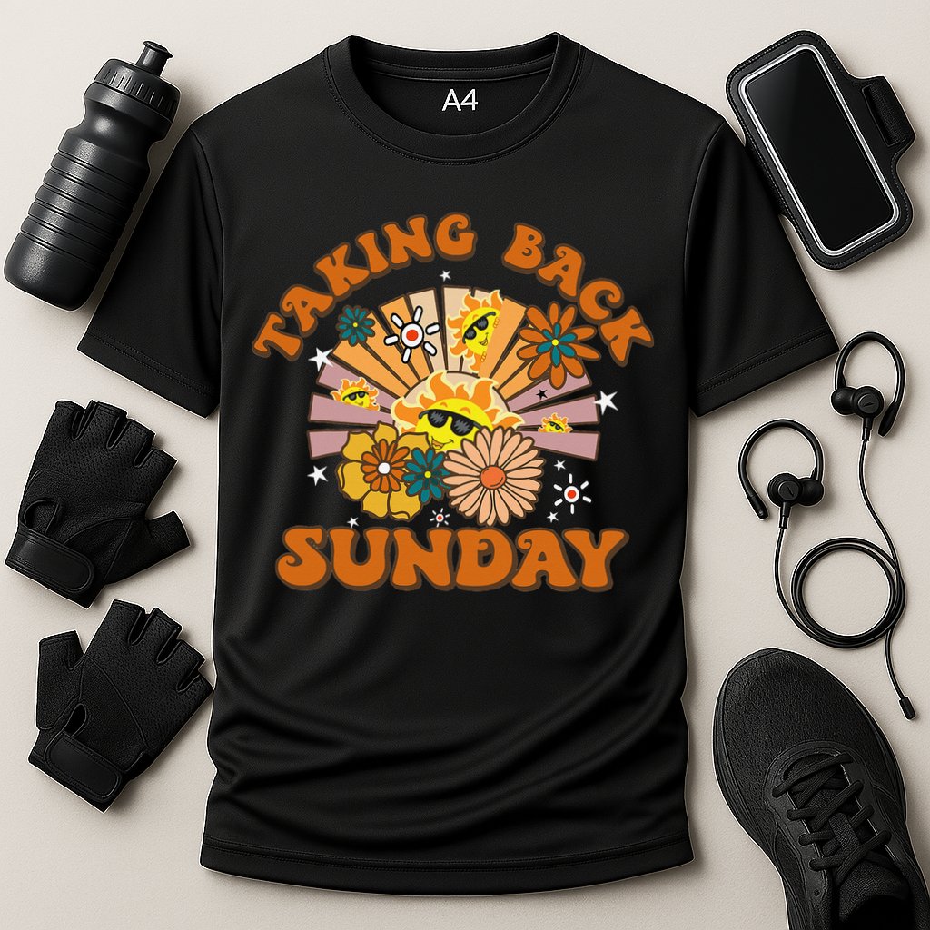Sunshine Cute Floral Taking Back Sunday Cooling Performance Crew T-Shirt