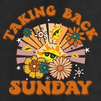 Sunshine Cute Floral Taking Back Sunday Adult Drive Performance Visor