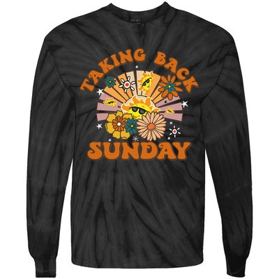 Sunshine Cute Floral Taking Back Sunday Tie-Dye Long Sleeve Shirt