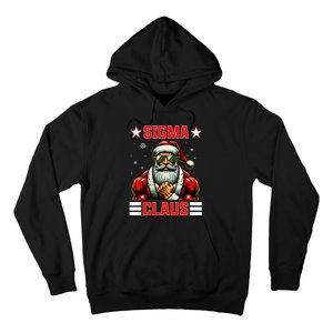 Sigma Claus Funny Christmas Santa Rizz Middle School Hoodie