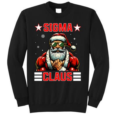 Sigma Claus Funny Christmas Santa Rizz Middle School Sweatshirt