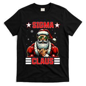 Sigma Claus Funny Christmas Santa Rizz Middle School T-Shirt