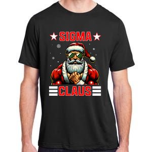 Sigma Claus Funny Christmas Santa Rizz Middle School Adult ChromaSoft Performance T-Shirt