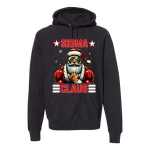 Sigma Claus Funny Christmas Santa Rizz Middle School Premium Hoodie