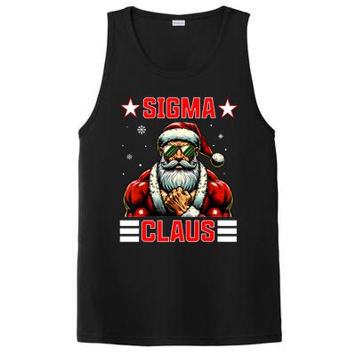 Sigma Claus Funny Christmas Santa Rizz Middle School PosiCharge Competitor Tank