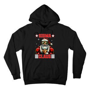 Sigma Claus Funny Christmas Santa Rizz Middle School Tall Hoodie