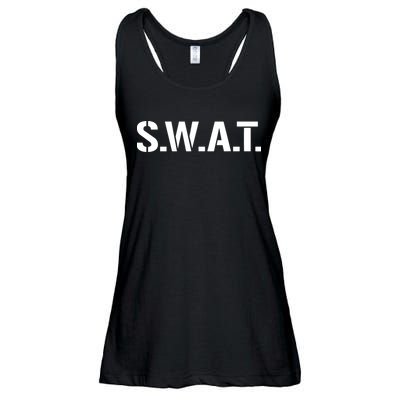 SWAT Costume Funny Halloween Group Outfit Ladies Essential Flowy Tank