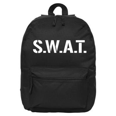 SWAT Costume Funny Halloween Group Outfit 16 in Basic Backpack