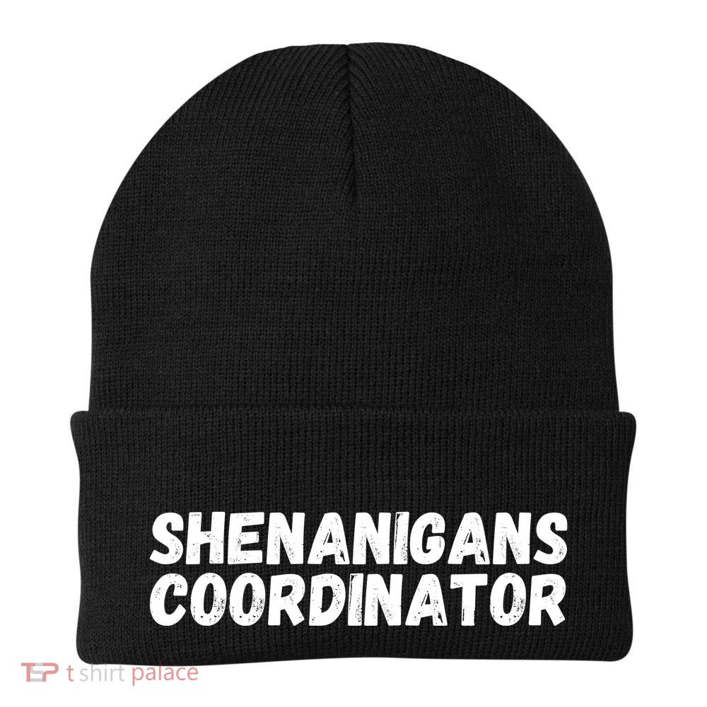 Shenanigans Coordinator Funny St Patrick's Day Beanie