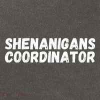 Shenanigans Coordinator Funny St Patrick's Day Cotton Canvas Backpack