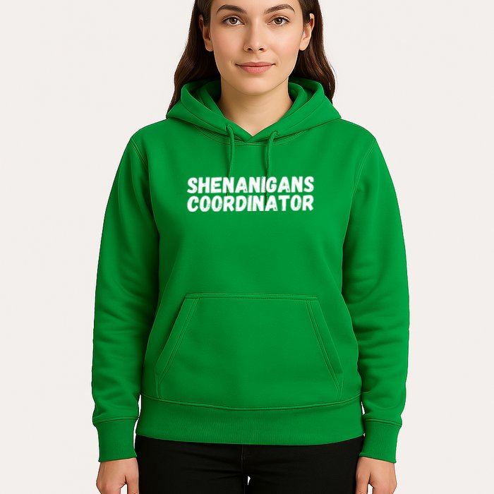 Shenanigans Coordinator Funny St Patrick's Day Hoodie