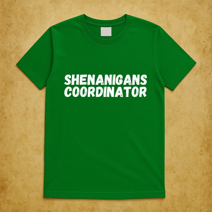 Shenanigans Coordinator Funny St Patrick's Day T-Shirt