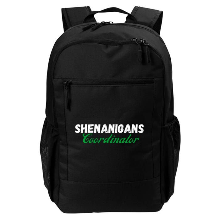 Shenanigans Coordinator Funny St Patrick's Day Daily Commute Backpack