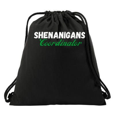 Shenanigans Coordinator Funny St Patrick's Day Drawstring Bag