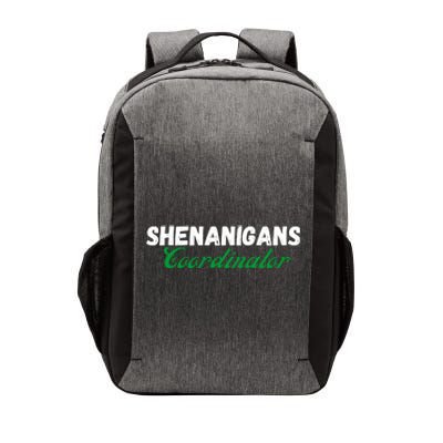 Shenanigans Coordinator Funny St Patrick's Day Vector Backpack