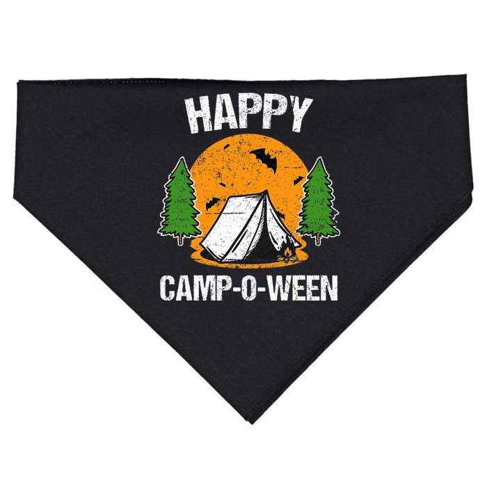 Spooky Camping Fun Happy Camp O Ween USA-Made Doggie Bandana