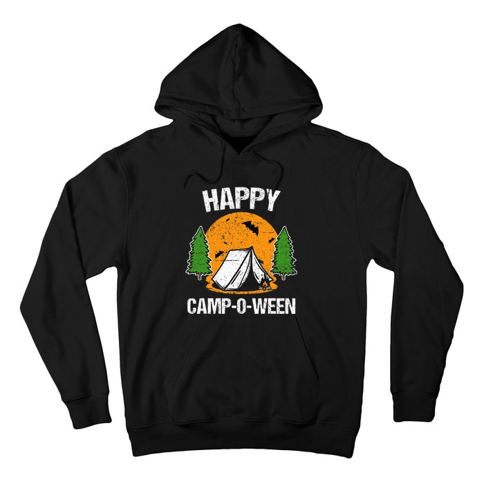 Spooky Camping Fun Happy Camp O Ween Hoodie